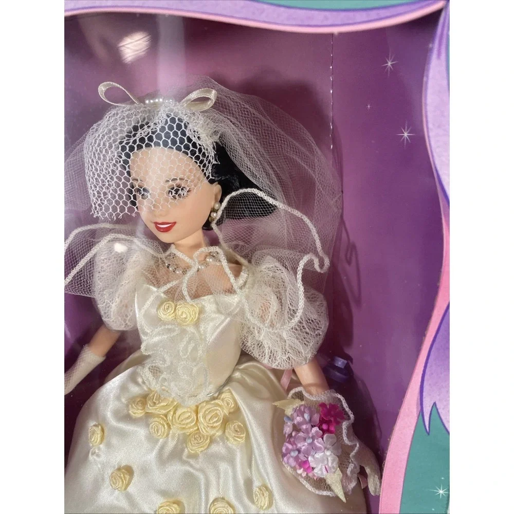 Vintage 1997 Disney Snow White Seven Dwarfs Wedding Doll Mattel #18958‎ New